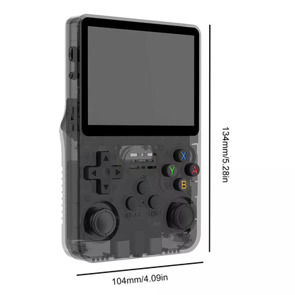 Handheld Game Console with Game Card - White