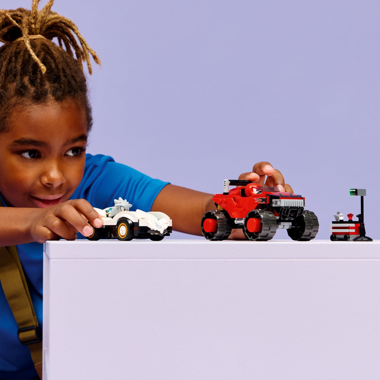 LEGO Sonic the Hedgehog: Silvers Car vs Knuckles Monster Truck (77118)