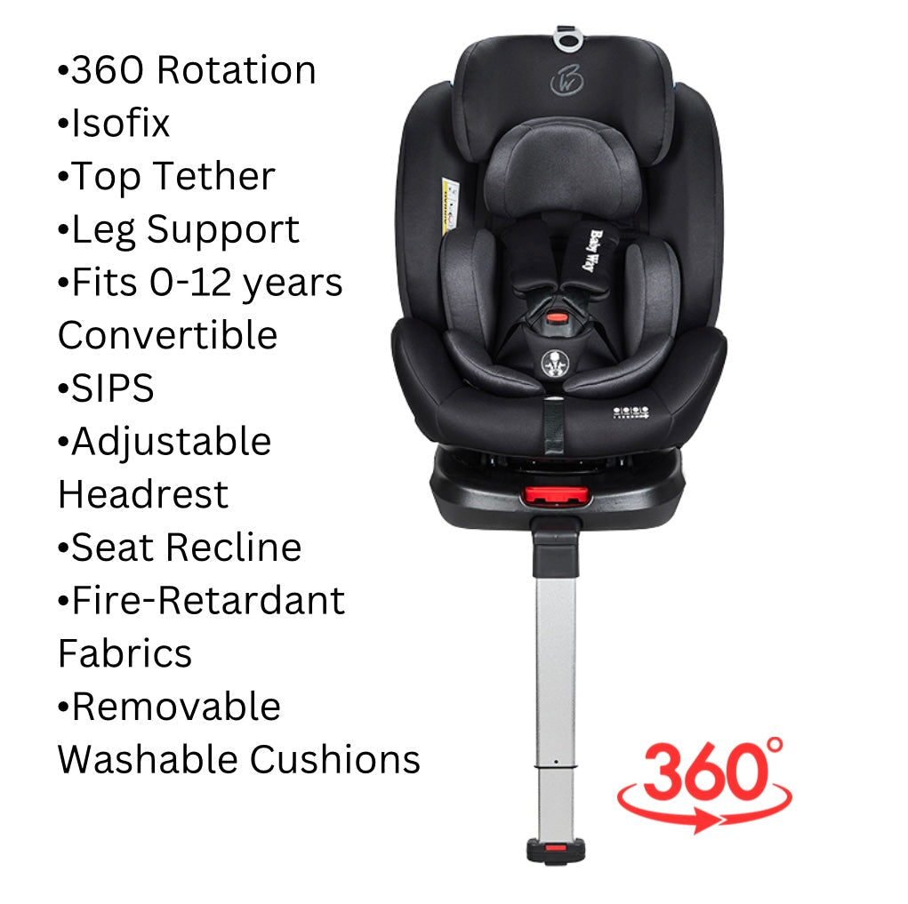 Preorder - Supra Bundle – 3in1 Stroller + Bassinet + Capsule + ISOFIX Base + Classic 360 Car Seat