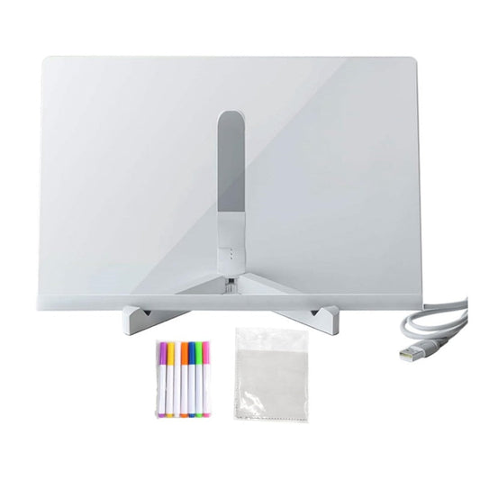 Led Acrylic Message Board with Color Pens 20x30cm