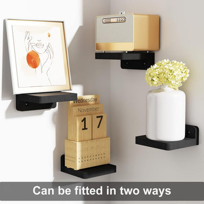 Mini Floating Shelves Wall Mounted Set of 4
