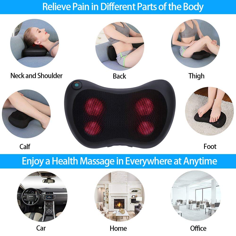 Neck Massager with Heating & Kneading Function