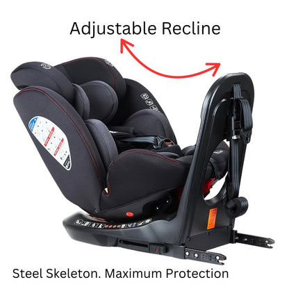 The Defender – i-Size 360 Rotating Convertible Car Seat with Isofix and Top Tether