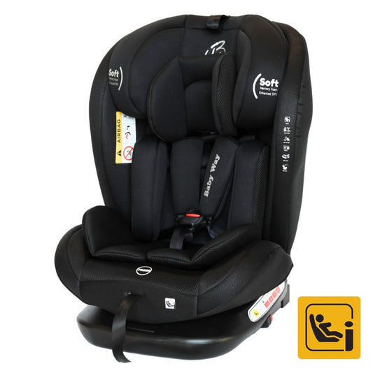 Preorder - All-Rider Midnight 360 Rotating Convertible iSize Car Seat with ISOFIX and Top Tether