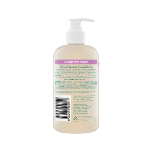 Gaia Natural Sleeptime Wash - 250ml
