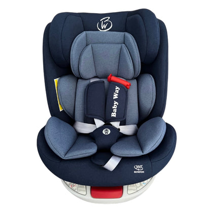 The Slim: 360 Rotation Convertible Car Seat with Double Head & Neck Support