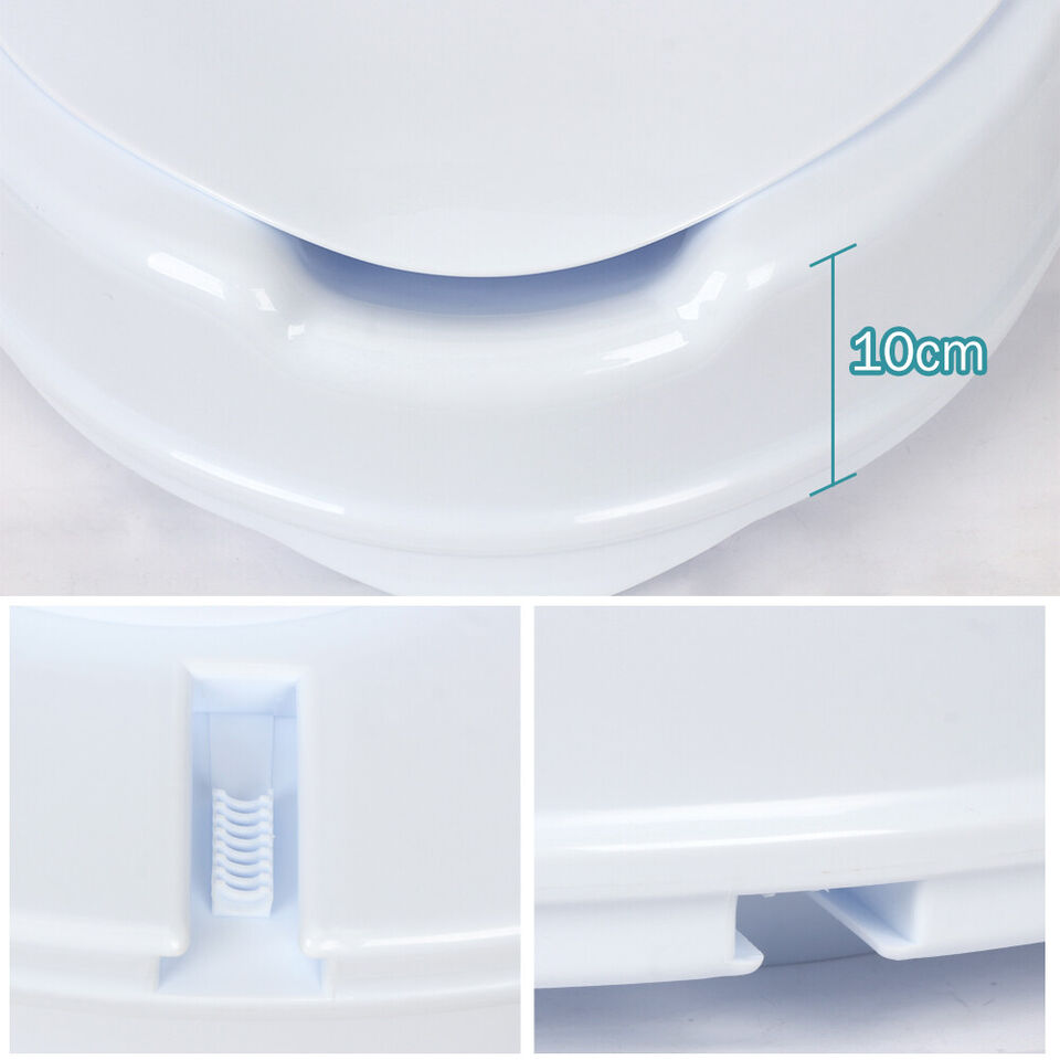Raised Toilet Seat With Lid