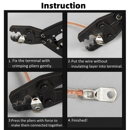 Battery Copper Crimp Terminals Cable Lug
