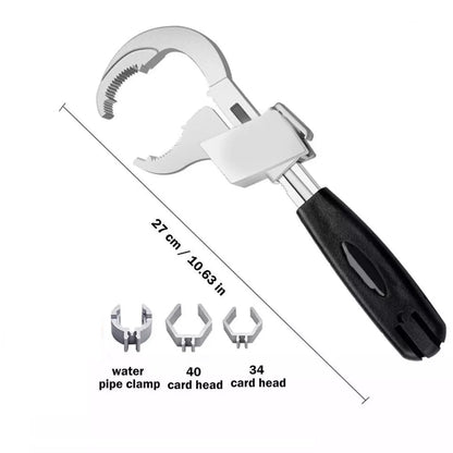 Multifunction Adjustable Double-ended Wrench Bathroom Water Pipe Spanners Tool