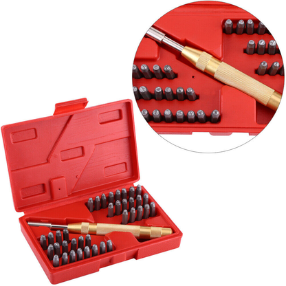 38pcs Letter Number Punch Set