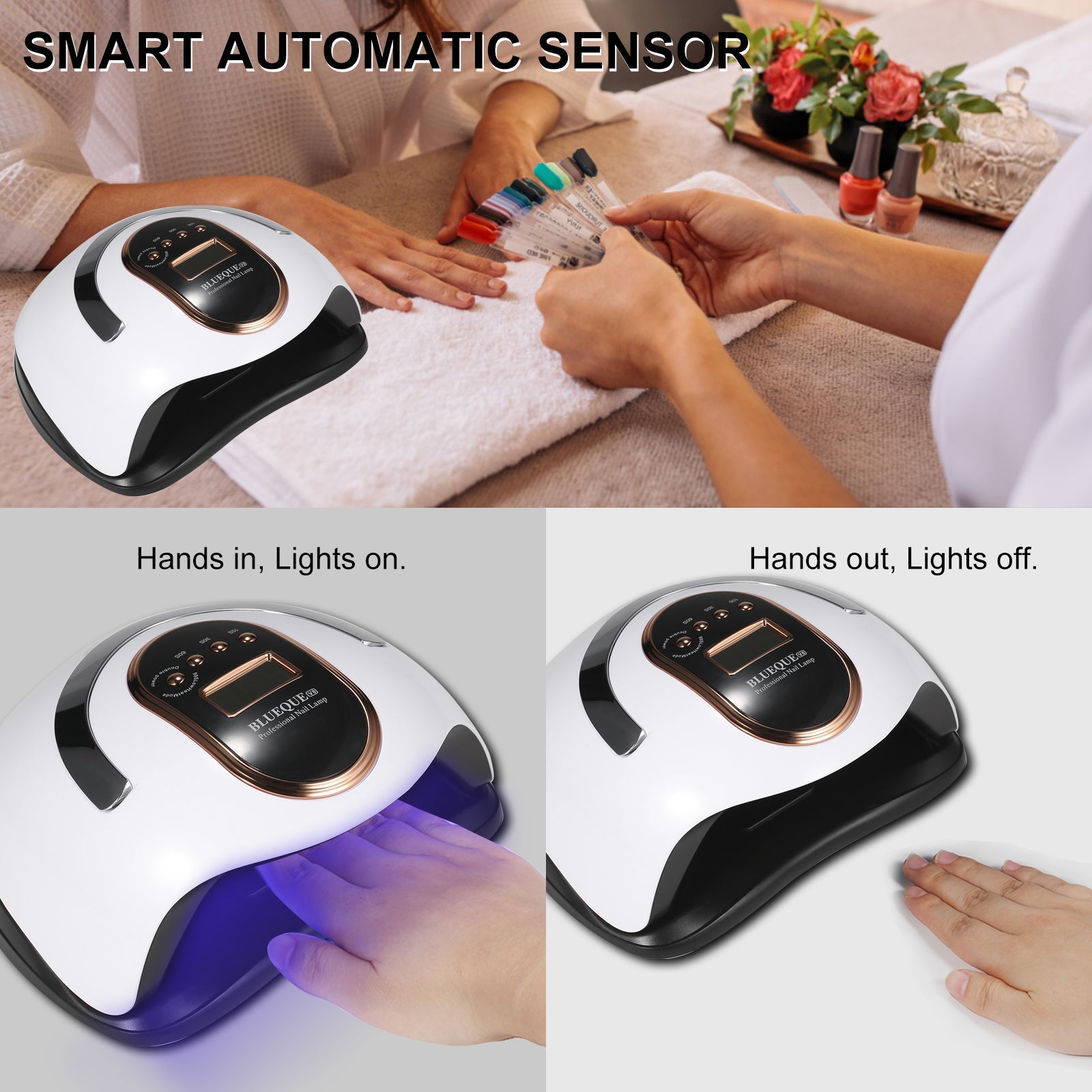 New 168W UV LED Nail Lamp - salelink.co.nz