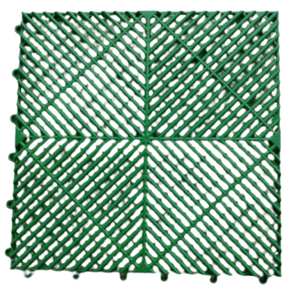 Vented Plastic Garage Floor Tile