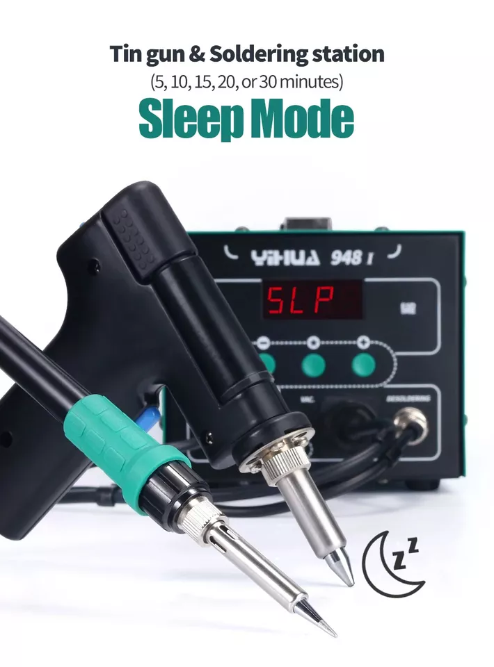 LCD Soldering Iron Desoldering 2in1 Station - salelink.co.nz