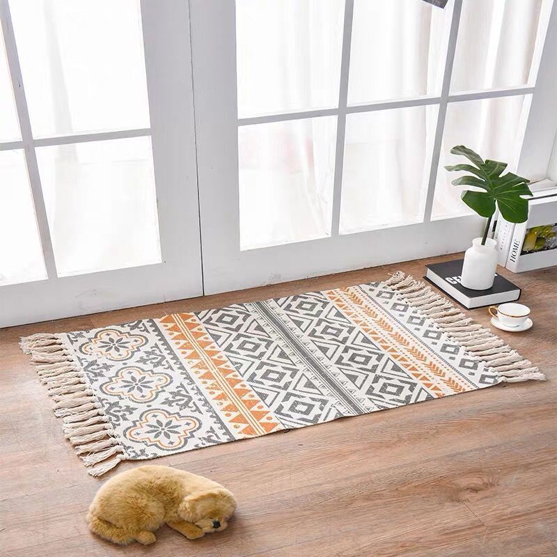 Nordic Style Cotton/Linen Rug
