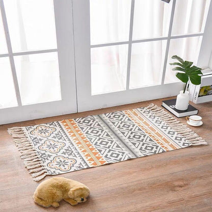 Nordic Style Cotton/Linen Rug