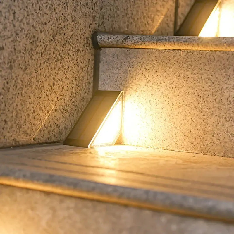 LED Solar Step Lights, Waterproof Outdoor Deck & Stair Lights (8pcs)