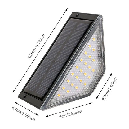 LED Solar Step Lights, Waterproof Outdoor Deck & Stair Lights (8pcs)