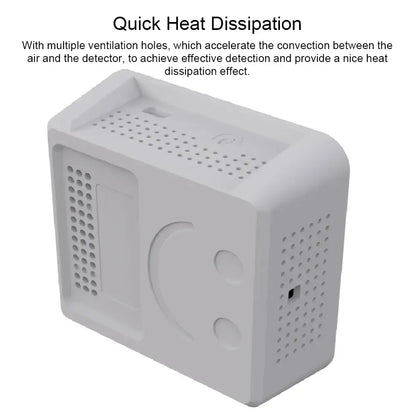 9-in-1 Air Quality Monitor with CO₂, PM & Temperature Sensors