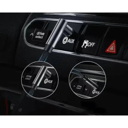 90° Jack Audio Cord for Samsung/Xiaomi/MP3