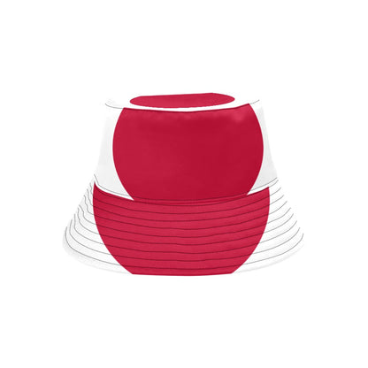 Stylish Men's Japan Flag Print Bucket Hat - Chino Cotton Twill for Outdoor Comfort