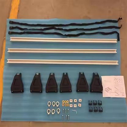 Set of 3 Heavy Duty Roof Racks Suitable for Toyota Hiace 2007-2018