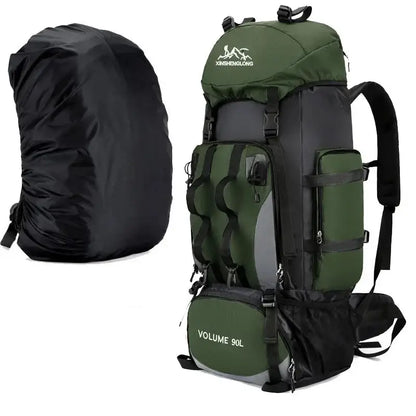 90L Waterproof Hiking & Camping Backpack (various colours available)
