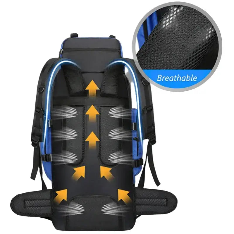 90L Waterproof Hiking & Camping Backpack (various colours available)