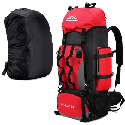 90L Waterproof Hiking & Camping Backpack (various colours available)