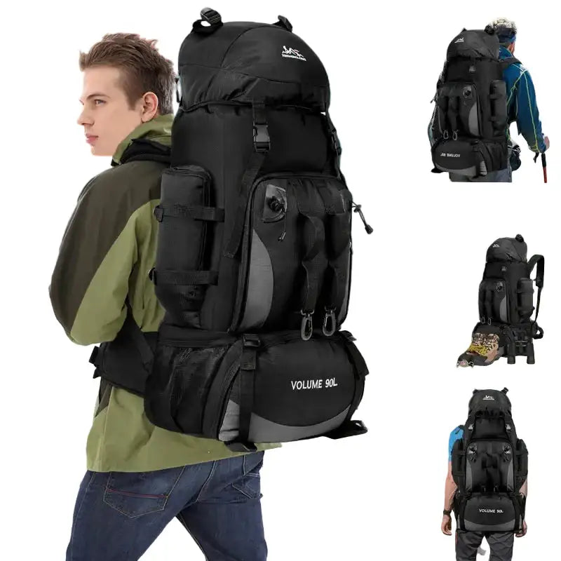 90L Waterproof Hiking & Camping Backpack (various colours available)