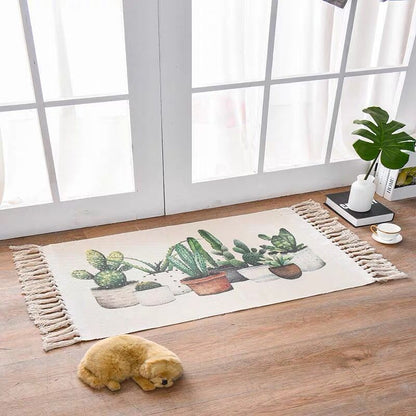 Nordic Style Cotton/Linen Rug