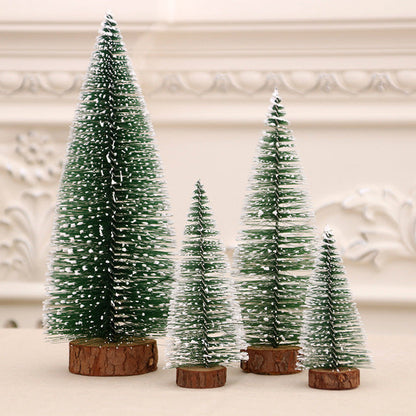 4x Mini Christmas Tree