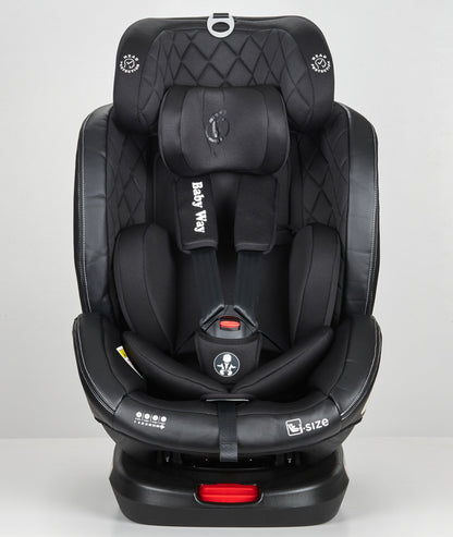 Preorder - Royal Black i-Size 360 Rotating Convertible Car Seat with ISOFIX and Top Tether