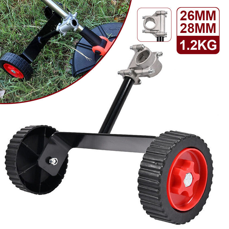Universal String Trimmer Grass Eater Weed Cutter Adjustable Support Wheels Set