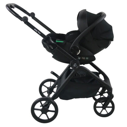 Crown Y Luxury Travel System - Reversible Stroller + Reclining i-Size Capsule + Rotating ISOFIX Base