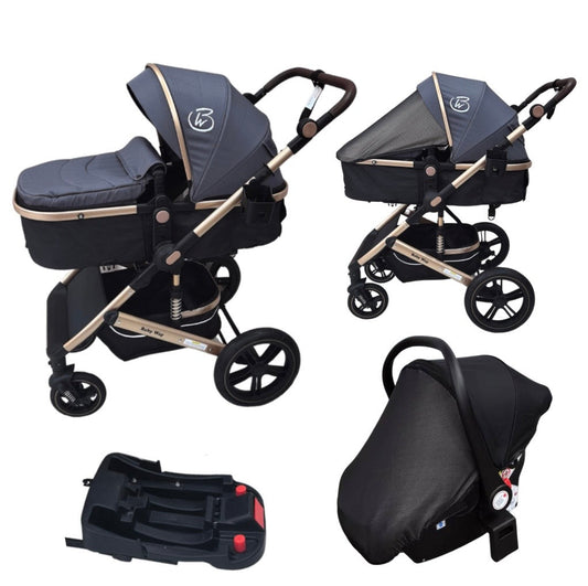 stroller bassinet car seat combo Preorder - Supra - 3 in 1 Stroller + Bassinet + Capsule Car Seat Combo