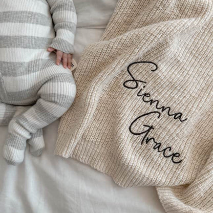 PREORDER - Knit blanket- Fawn- PREORDER