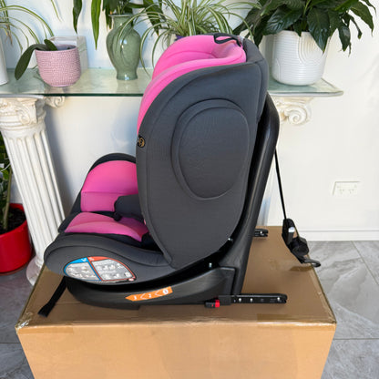 Arête Orbit 360° Rotational Car Seat — Pink