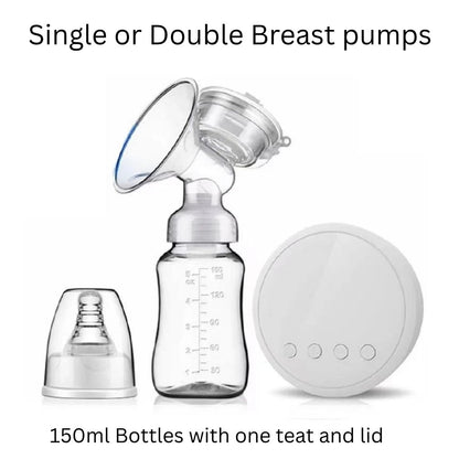 Double Electric Breast Pump – with teat and lid - USB Charge