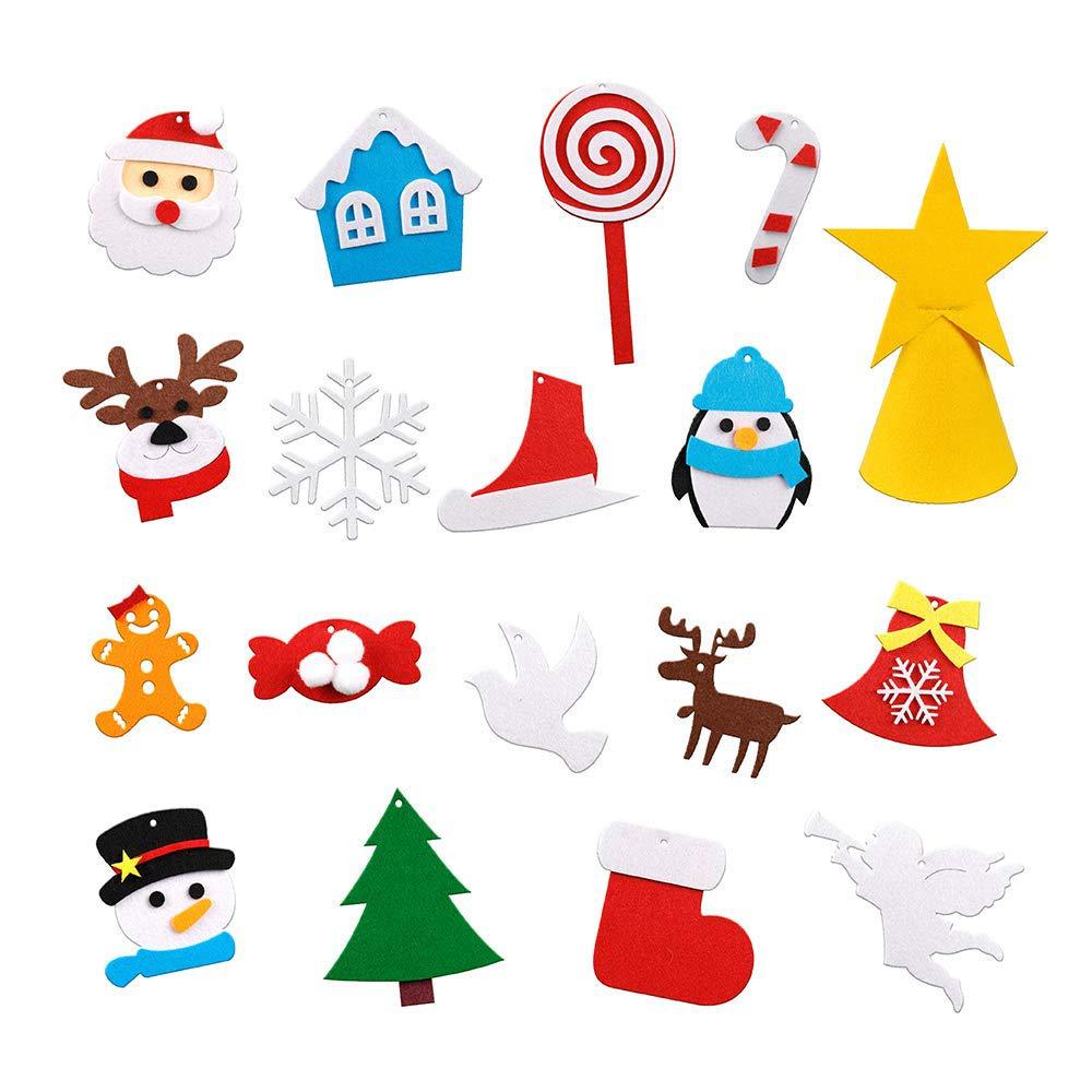 DIY Felt Christmas Tree Set