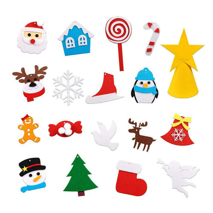 DIY Felt Christmas Tree Set