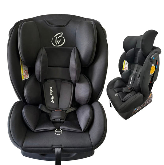 SmoothSwitch Convertible Reclining Car Seat for 0-12 years - BLACK