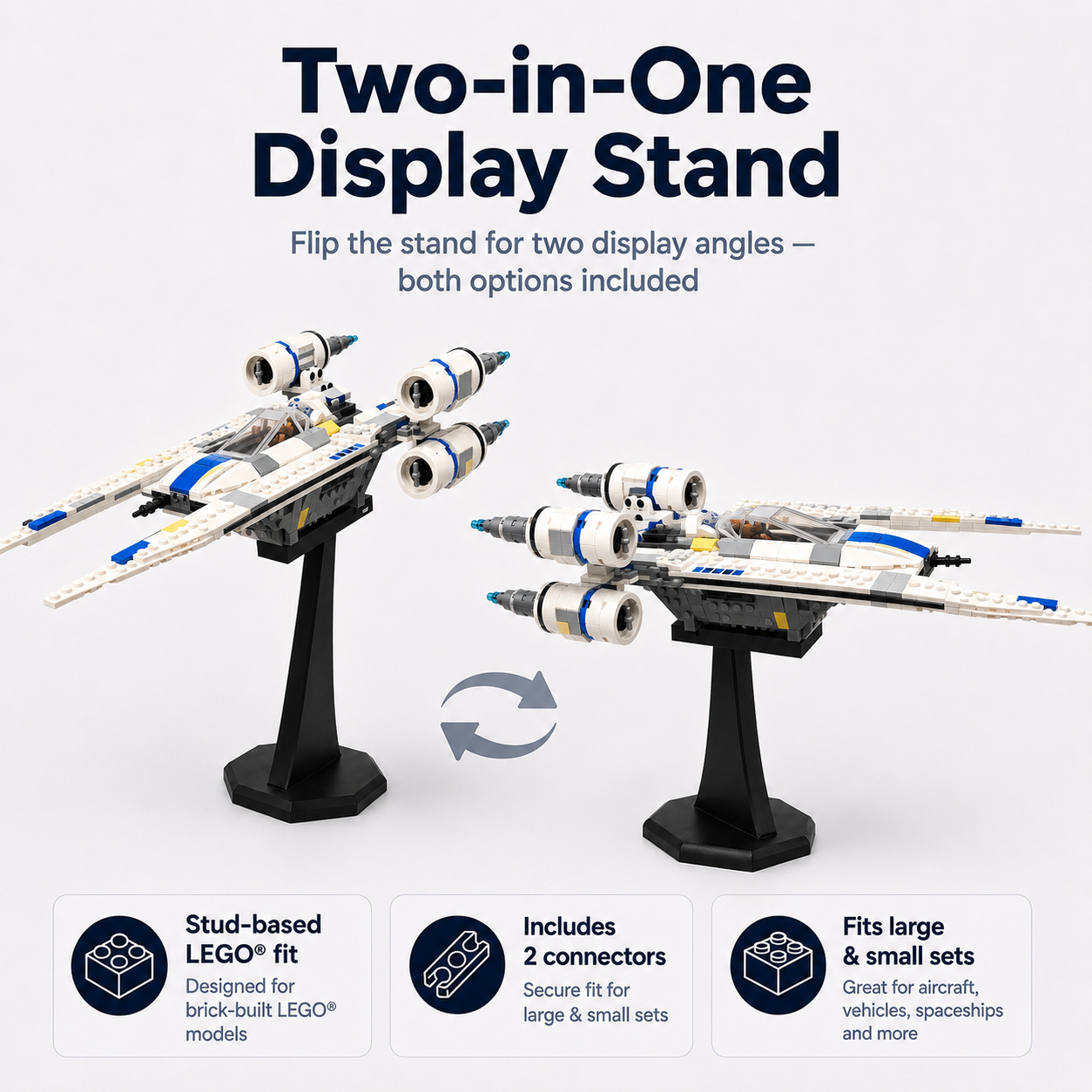 DisplayX 75°, 20cm Universal Display Stand Compatible with LEGO®