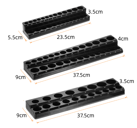 6PCS Magnetic Socket Organizers