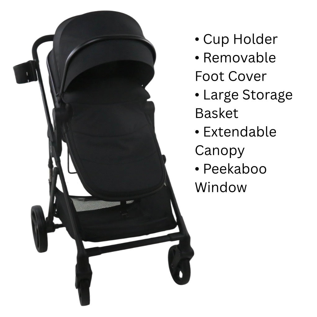 Preorder - 4in1 Crown Z Premium Stroller + Bassinet + Cloud i-Size Capsule Car Seat + Isofix Base with Leg Support Travel System