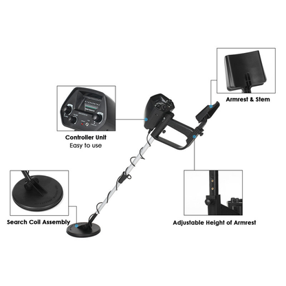 Portable Handheld Metal Detector for Easy Installation