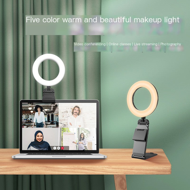 Phone Ring Light with Desktop Stand
