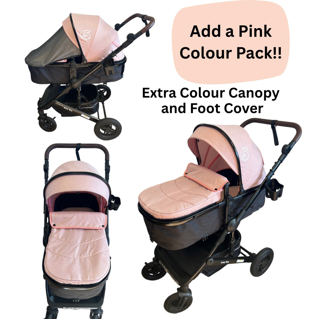 Preorder - Evolve 3 in 1 Stroller + Bassinet + i-Size Capsule Travel System with Sunshade Sets and Mattress + Colour Options