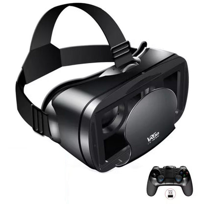 3D VR Headset with Headphones & Controller