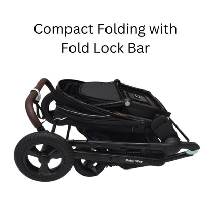 Versa 2in1 Open Bassinet Stroller with Sunshade and Cup Holder