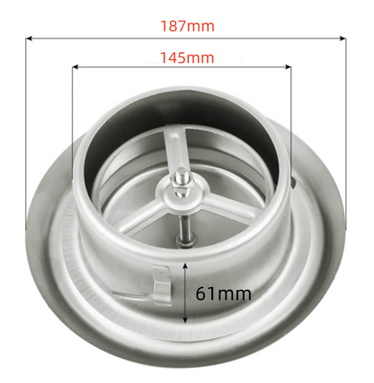 Adjustable 304 Stainless Steel Vent Cover
